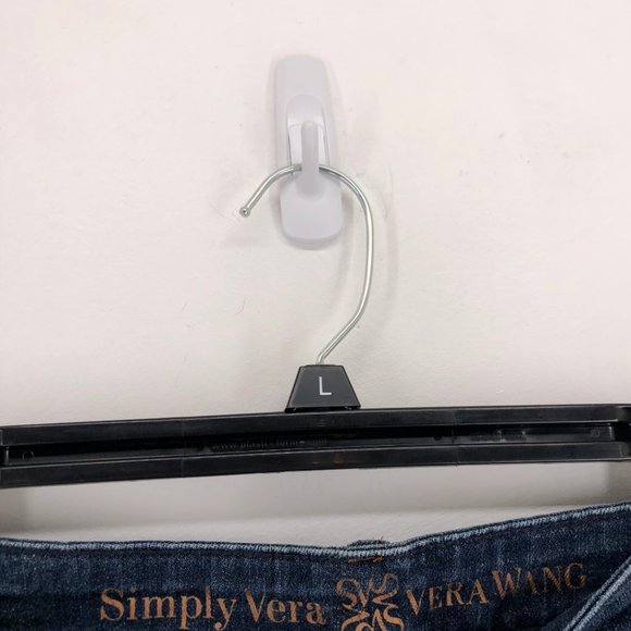 Simply Vera Vera Wang Womens Flare Jeans Sz 8P - Picture 4 of 8